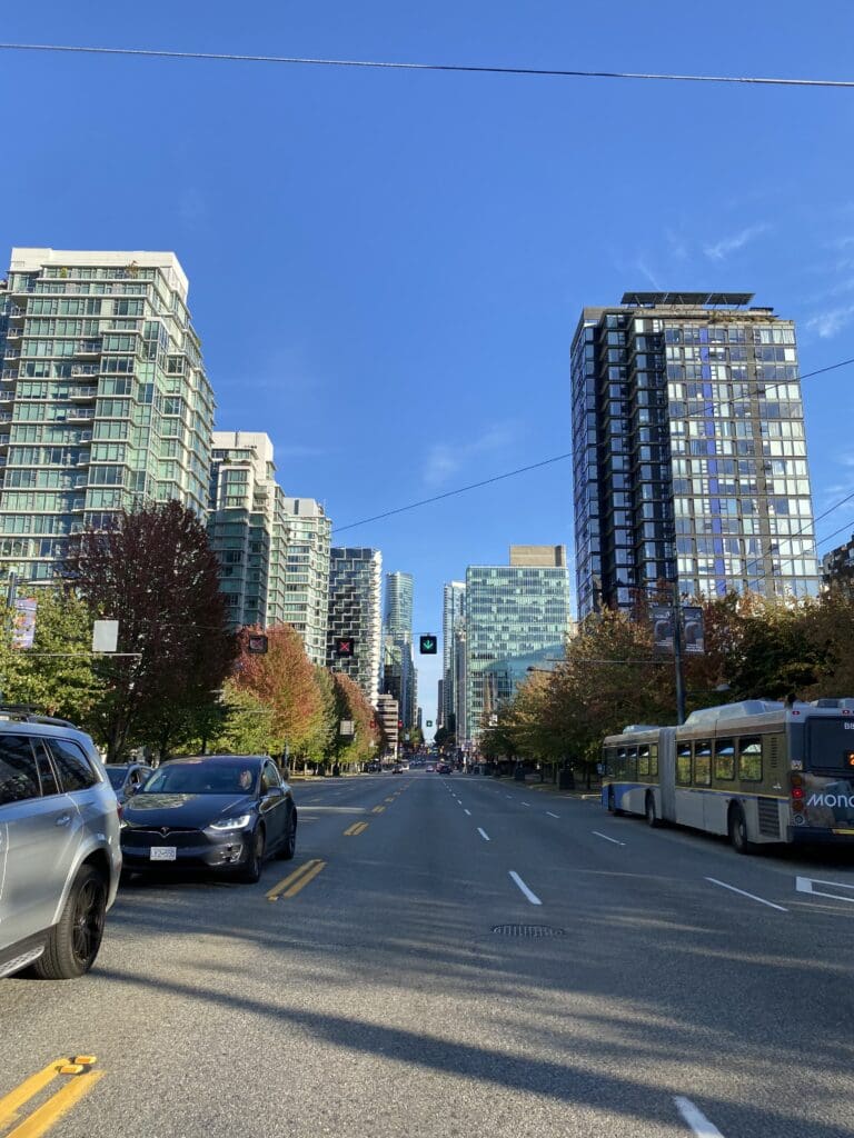 Photo of the city of Vancouver in Canada