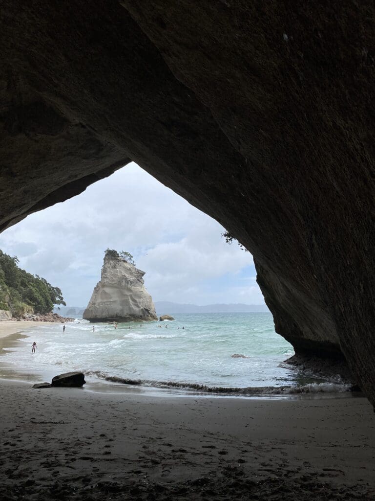 IMG_7870 Cathedral Cove through the arch, Coromandel New Zealand