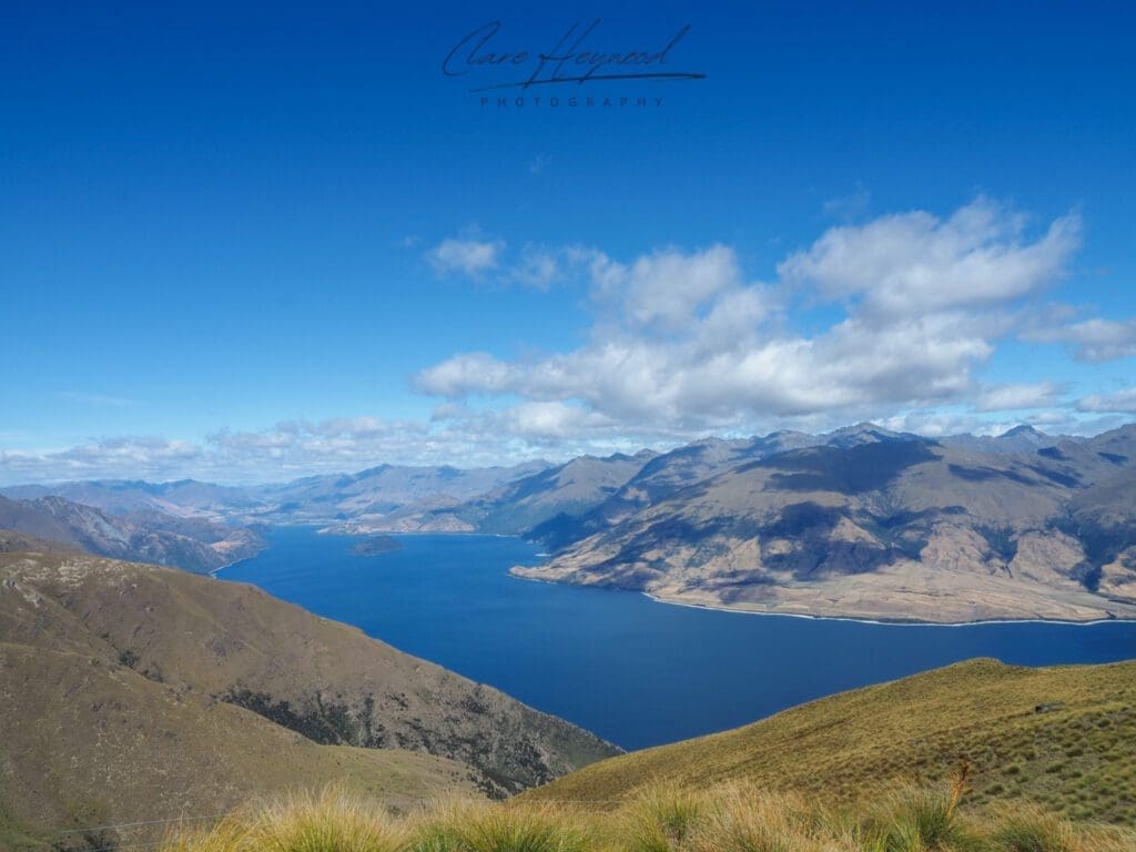 View from Isthmus Summit, Wanaka, New Zealand