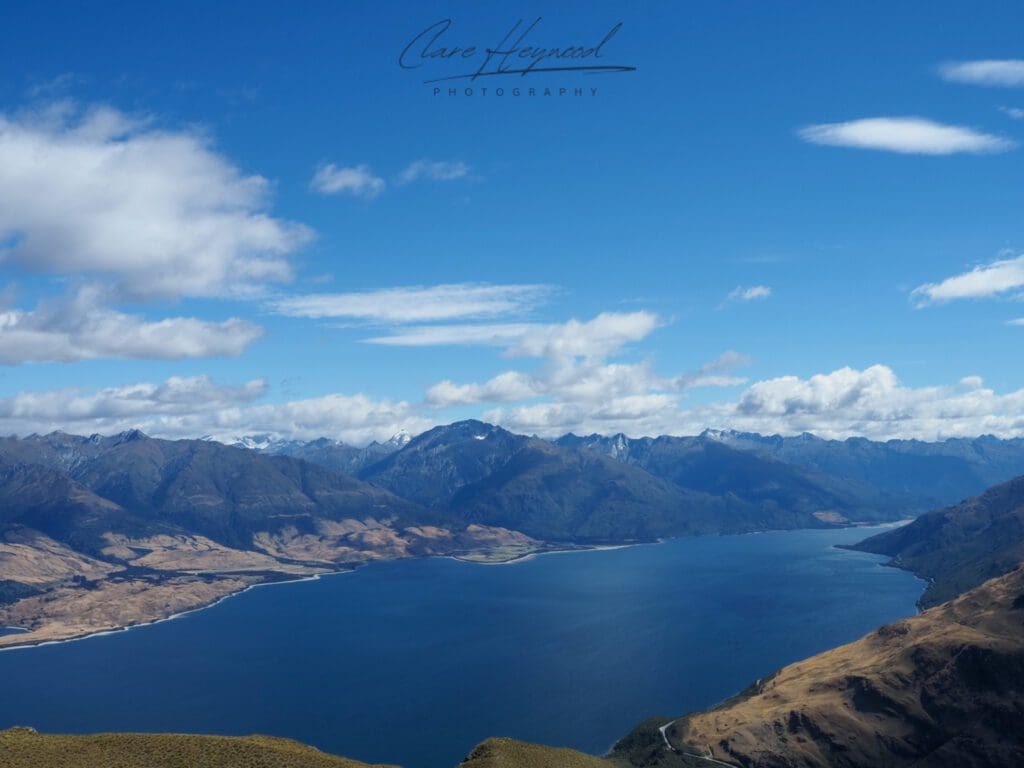 Isthmus Summit overlooking Lake Wanaka, Wanaka, New Zealand