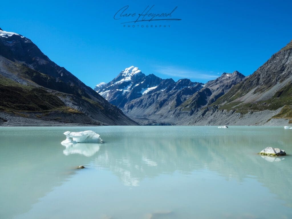 Hooker Lake and Mt Cook, Mount Cook National Park